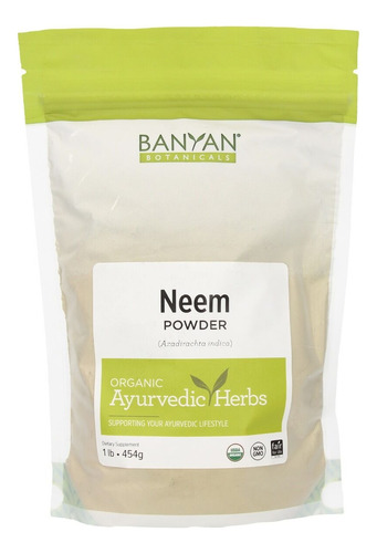 Polvo De Neem 450gr Banyan Botanicals 