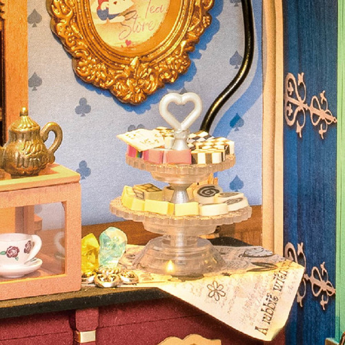 Kit De Casa De Muñecas Alice's Tea Store, Kit De Casa De Bri