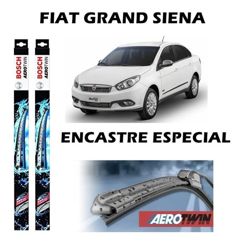 Escobillas Limpiaparabrisas X2 Aerotwin Fiat Argo - Cronos