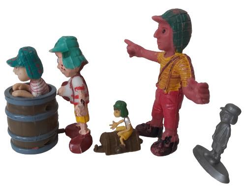 El Chavo Del 8 Figuras 2 Bootleg Y 3 Originales (Usado)