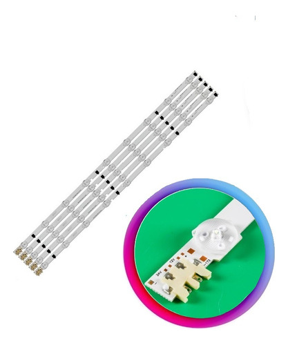 Kit Leds Para  Un32f4000af/ Un32f5000af/ Un32f5500af Nv Al