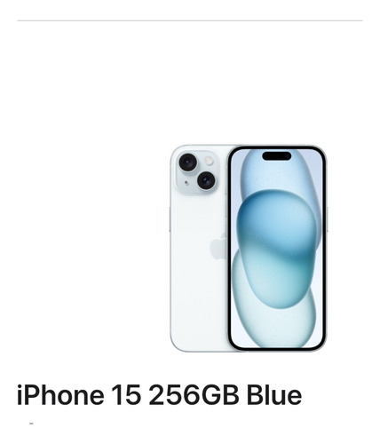 iPhone 15  Blue 256gb