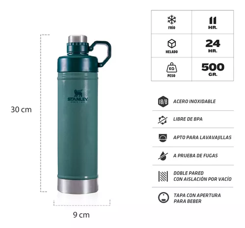 Termo Stanley Classic 1Litro - Acero Inoxidable