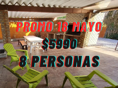 Promo Alquiler Casa Piriapolis Con Parrillero