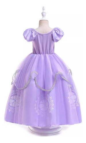 A Vestido De Princesa Sofía For Cosplay Con Accesorioscomple