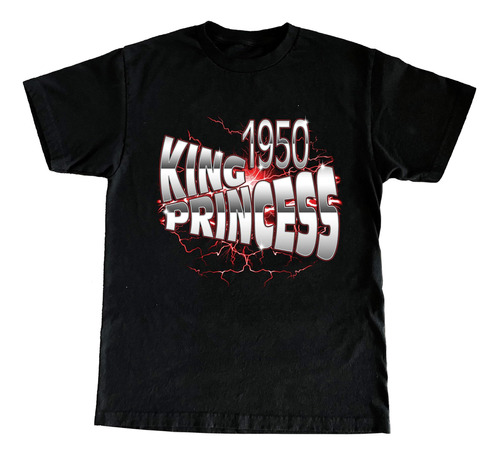 King Princess 1950 Camiseta, Negro, Xl