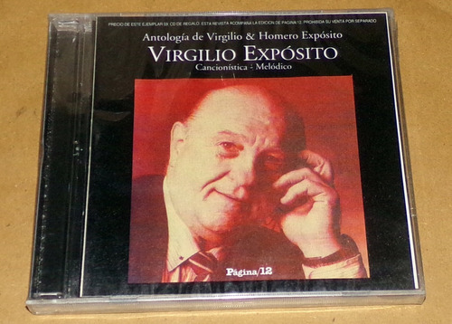 Virgilio Exposito Cancionista Melodico Cd Nuevo Kktus