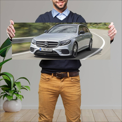 Cuadro 30x80cm Auto 2016 Mercedes Benz E Class E 664