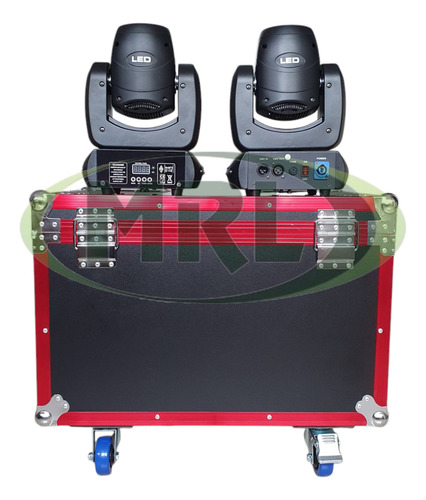 06 Moving Beam 100w Borda Led 8 Cores 8 Desenhos Com Case