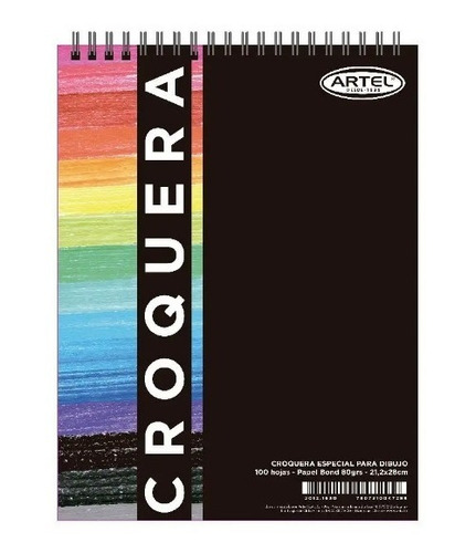 Croquera Artelcolor. Oficio. Especial Para Dibujo. 100 Hojas