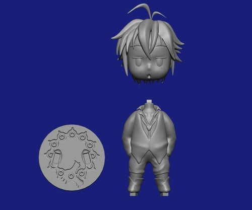Meliodas Chibi: Magia Y Encanto En Cada Detalle