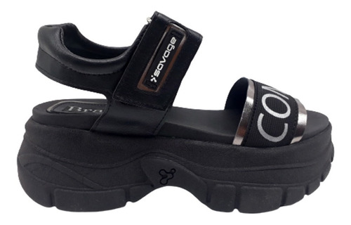 Sandalia Zapato Eco Cuero Base Plataforma Mujer Moda 90da