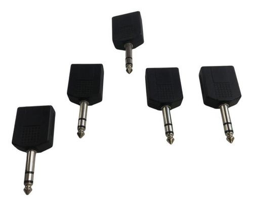 Imagem 2 de 3 de 5 Duplicador Adaptador P10 Estéreo Mesa Fone Microfone