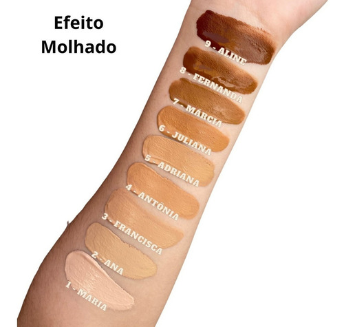 Imagem 2 de 4 de Base Líquida Matte Hd Boca Rosa - 5 Adriana