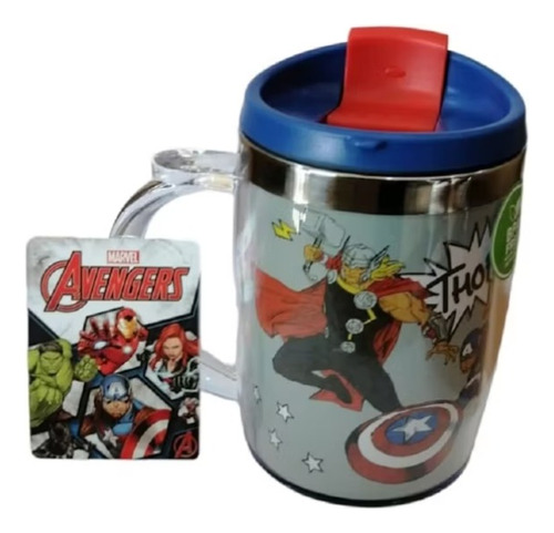 Tazón Térmico Capitan America Avengers Vengadores 450 Ml 