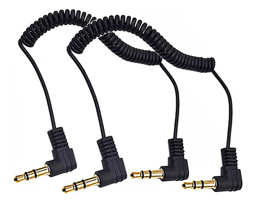 Cable De Audio Estéreo En Espiral De 30 Cm Pack 2 Auixilia