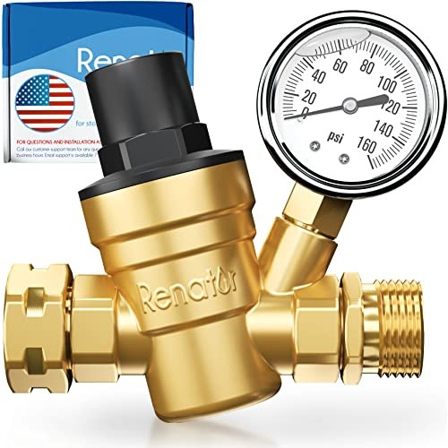 Rv Water Pressure Regulator For Rv Camper. Brass Lead-f...