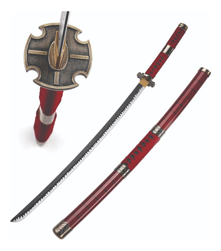 Espada Katana Zoro Cosplay Sandai Kitetsu One Piece 1:1