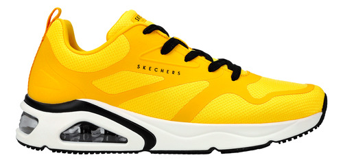 Tenis Skechers Casual Tres-air Uno Hombre Amarillo