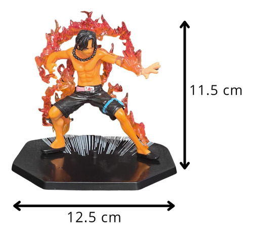 Figura De Acción Colección Portgas D Ace 11.5 Cm One Piece