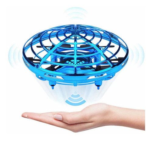 Azul Quadricoptero Ufo Sensor - Polibrinq Dn10005
