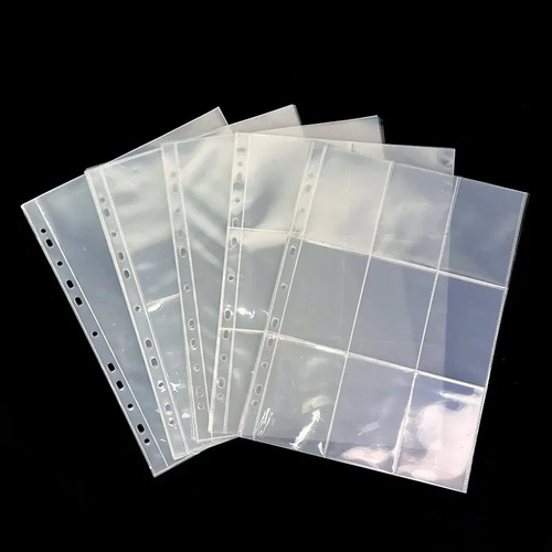 Página De Tarjetas A5 Compacta Con 4 Cuadrículas, 10 Hojas,
