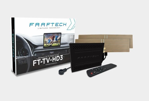 Modulo Receptor Tv Digital Faaftech Automotivo Ft-tv-full Hd