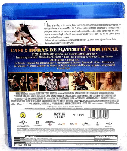 Mamma Mia! Vamos Otra Vez Version Sing Along Blu-ray