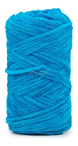 Imagen 2 de 6 de Lanas Chenille Plush Finito Ovillo X 100 Gramos