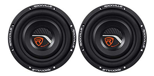 (2) Subwoofers De Coche Rockville W8t4-s2 De 8  De Montaje S