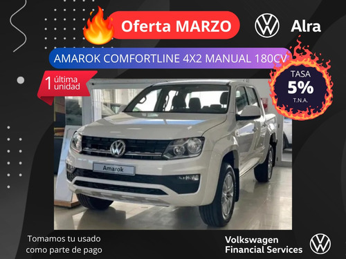 Volkswagen Amarok Comfortline 4x2 Manual 180cv