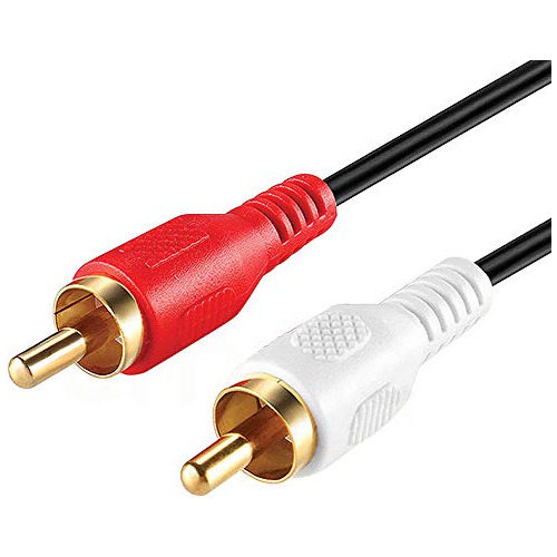 Cmple - 2 Cables Rca A 2 Rca De 6 Pies, Macho A Macho, Cable