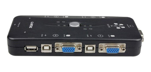 Chaveador Kvm Usb Vga Switch Para 4 Computadores Comtac 9391