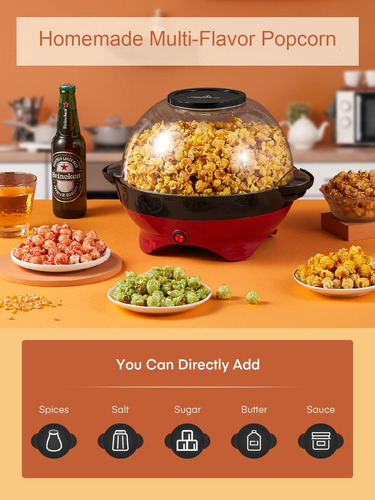 Housnat Máquina De Palomitas De Maíz, Máquina De Palomitas D