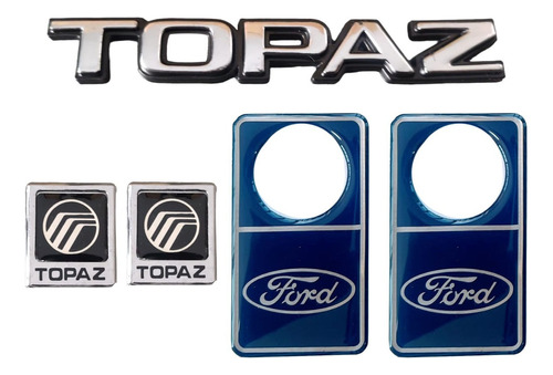 Kit Emblemas Y Chapetones Topaz 