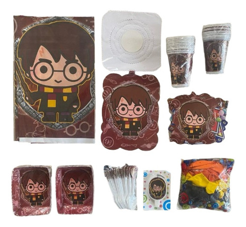 Kit Decoracion Fiesta Infantil Cumpleaños Harry Potter