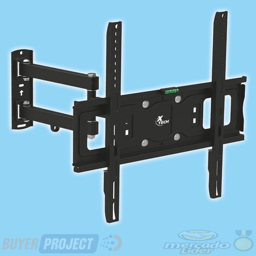 Imagen 3 de 7 de Soporte Tv Led 32-55'' Xtech Xta-425 Incl +/-12° Gira 180°