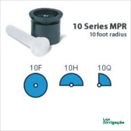 Imagem 3 de 4 de Bocal Para Aspersor Spray Serie 10 Mpr - Kit Com 25 Unidades