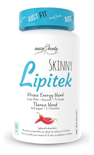 Skinny Lipitec 60c,easy Sabor Sin sabor
