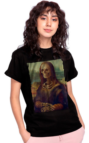 Blusa Fine Art Monalisa Camiseta Unissex