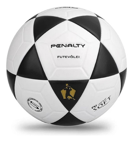 Balon De Futbol-voley Penalty Blanco/negro