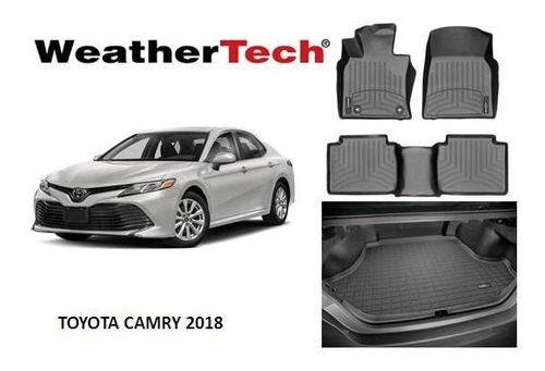 Alfombra Weathertech Toyota Camry 2018 Juego Negro