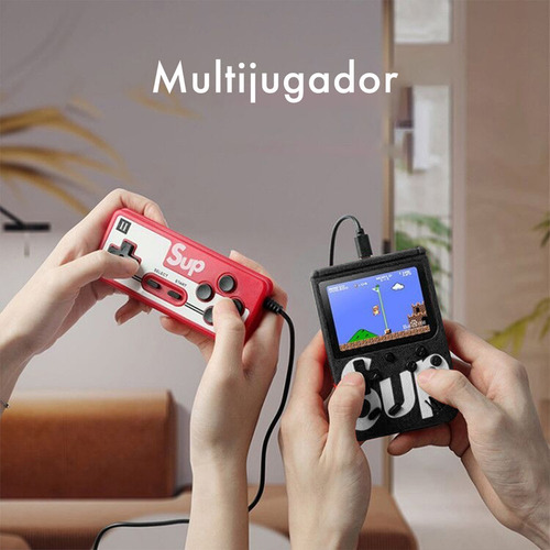 Imagen 3 de 6 de Consola Portátil Multijugador 400 Juegos Clásicos Recargable