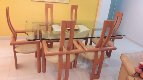 Comedor De Madera Y Mármol 