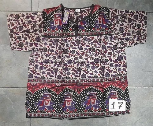 Imagen 4 de 4 de Blusa Maya Camisola India Hindu Artesanal Etnica 100%algodon