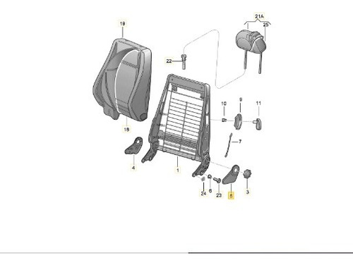 Tapa Lateral Asiento Vw Voyage