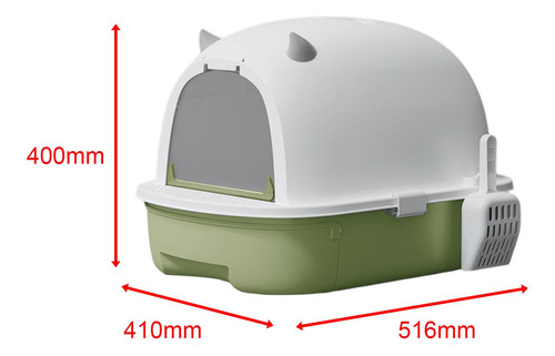 Caja De Arena Para Gatos Con Capucha Y Tapa Con Puerta