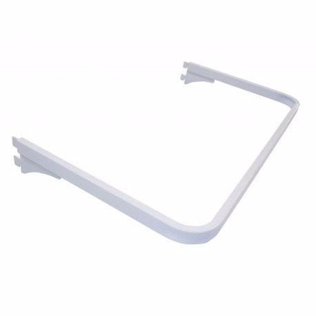 Imagem 2 de 2 de Cabideiro Closet 0,60 Cm X 0,27 Cm Branco Kit Com 02 Unidade