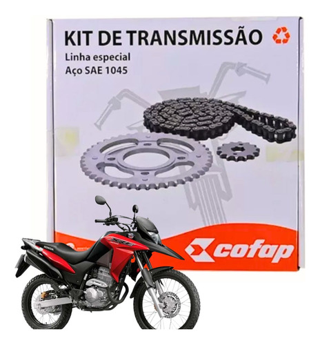 Kit Tração Honda Xre 300 Xre300 2011 2012 Original Cofap