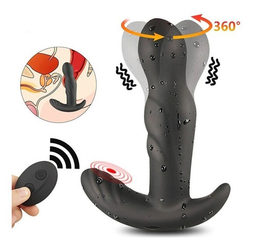 Imagen 1 de 9 de Vibrador Anal Vaginal Punto G Próstata Juguete Sexual